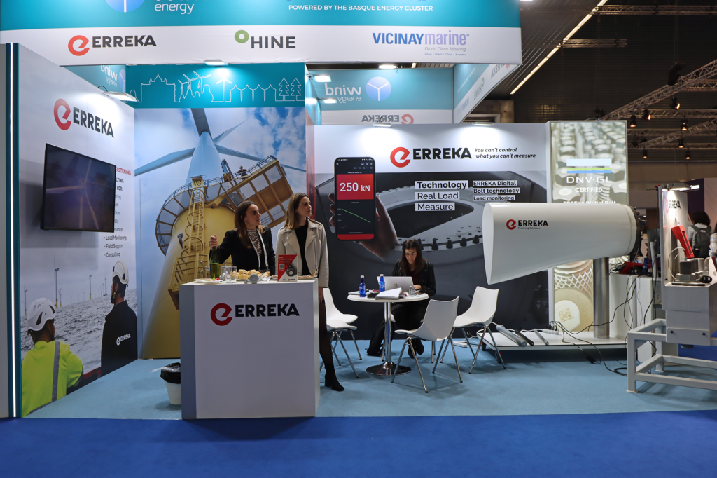 Erreka presenta en la feria WindEurope su innovadora tecnología Erreka Digital Bolt